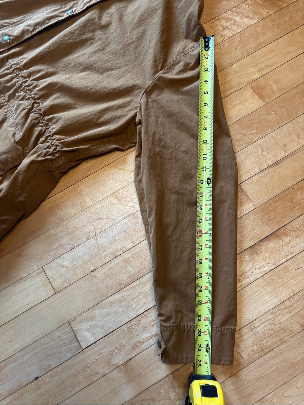 EUC Madewell Anorak Raincoat | Tan Brown Utility Rain Jacket | Women’s Plus 2X - Picture 14 of 16
